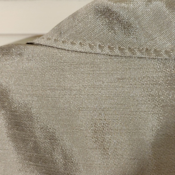 Kasper Metallic Silver Skirt Suit - Picture 8 of 15